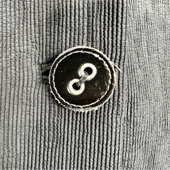 Zenobia black ribbed knit hooded button front spring fall jacket coat 6 - Picture 13 of 16